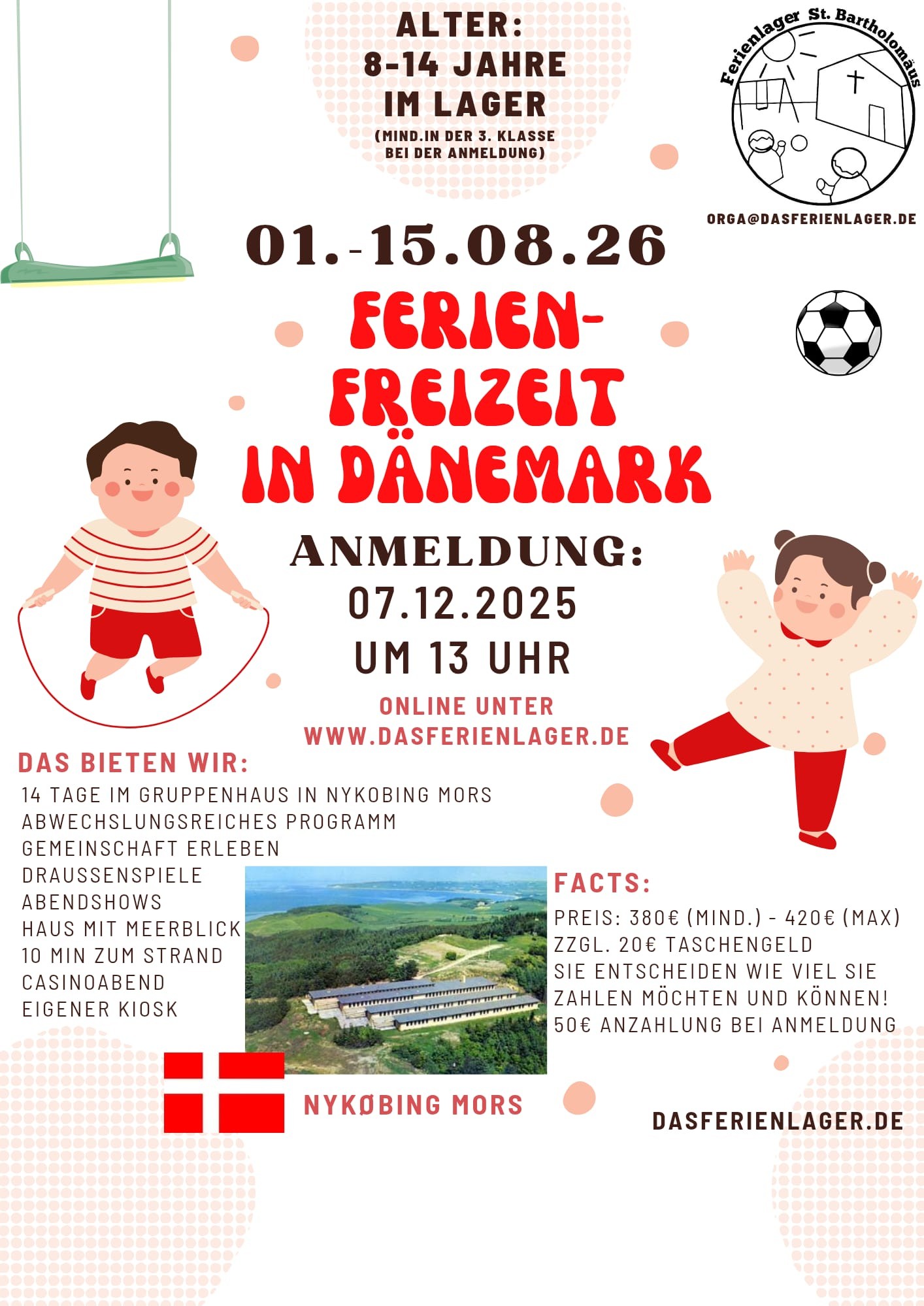 Ferienfreizeit Dänemark 2026